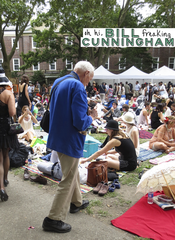 bill cunningham at the Jazz Age Party