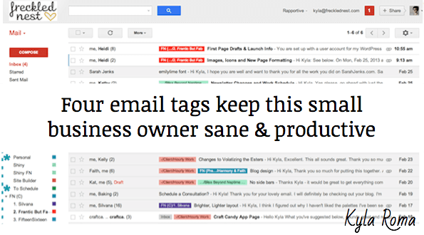 Four Email Tags that Keep This Small Business Owner Sane