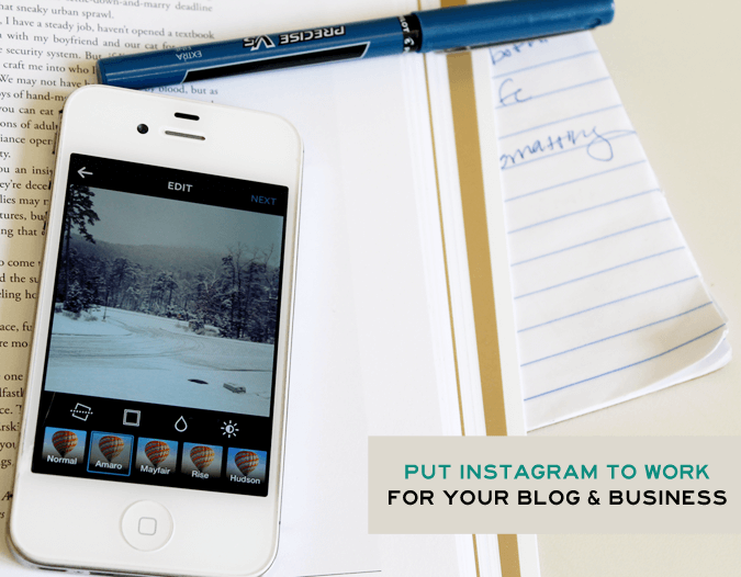 Put Instagram to Work for your Blog and Business