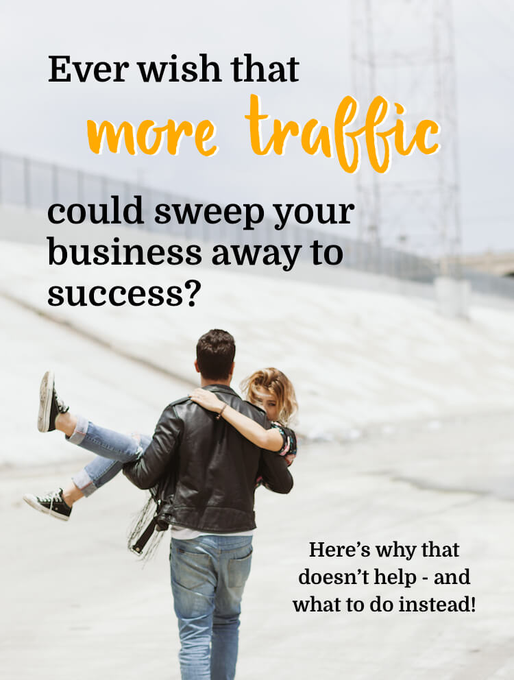Don't let low traffic on your business website disctract you from problems you can solve. What you can work on today to set yourself up for success.
