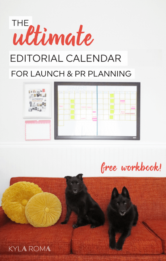 Want to craft a year of timely content that supports your business goals? The ultimate editorial calendar for small business owners and bloggers. It includes PR friendly tips including pitch timelines for getting PR in other blogs, websites, and traditional print like magazines! You can stop guessing when to pitch a new years guest post to your favourite website or a back to school organization article to Real Simple - just brainstorm and go!