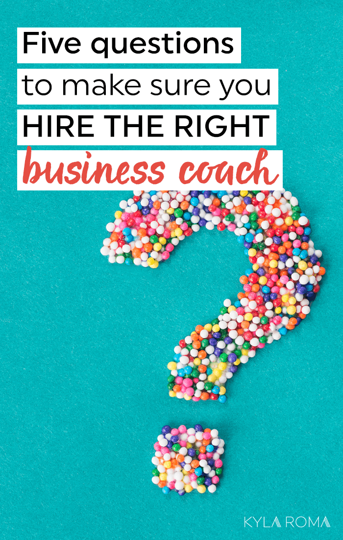 Want to hire a business coach, but don't know where to start? Ask these five simple questions to make sure your business coach is the right match for you.